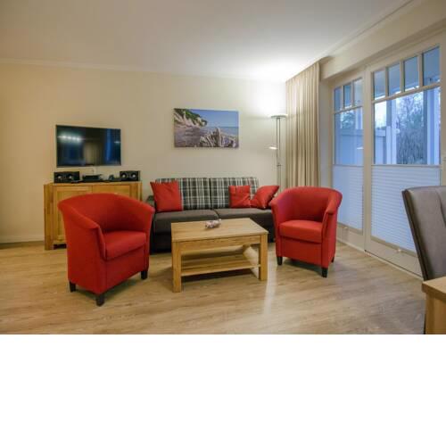 Dünenpark Binz Komfortplus Appartement mit 1 Schlafzimmer und Terrasse im Erdgeschoss 275
