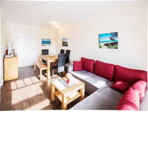 Dünenpark Binz Komfortplus Appartement mit 2 Schlafzimmern und Balkon im Dachgeschoss 217