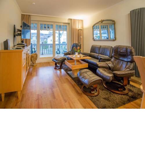 Dünenpark Binz Komfortplus Appartement mit 2 Schlafzimmern und Balkon im Obergeschoss