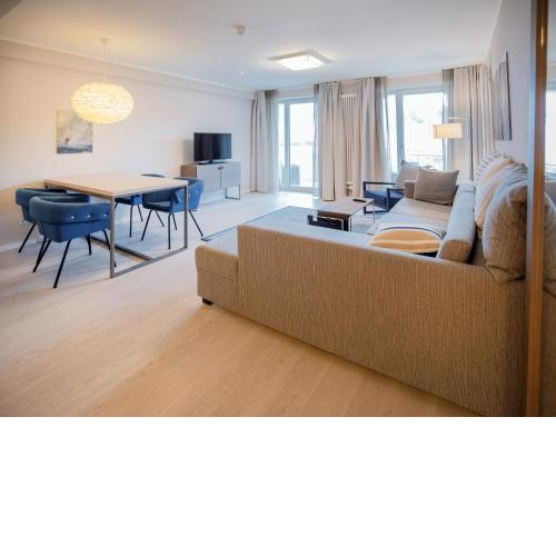 Dünenresidenz Prora - Appartement mit Meerblick, 2 Schlafzimmern, Balkon und Sauna NP103