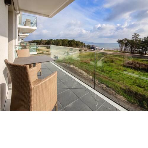 Dünenresidenz Prora Appartement mit Meerblick, 2 Schlafzimmern und Balkon NP 404