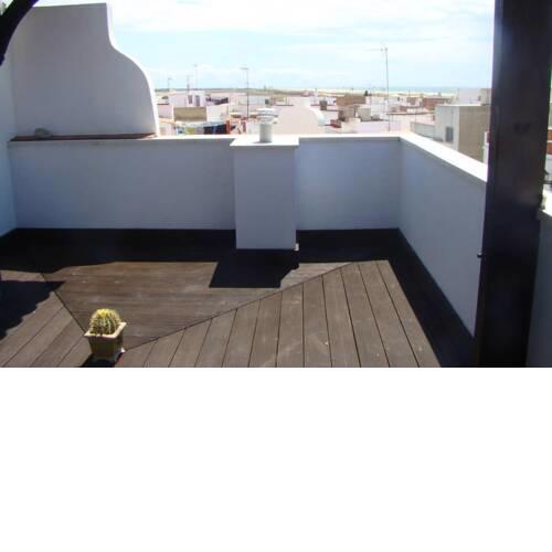 duplex en el centro con vista mar, wifi y parquing