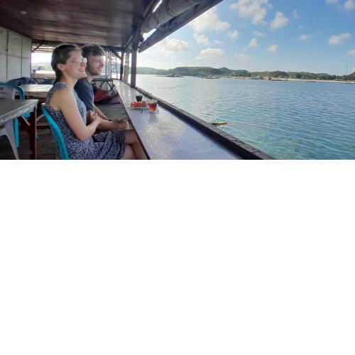 Ekas beach floating room and restaurant