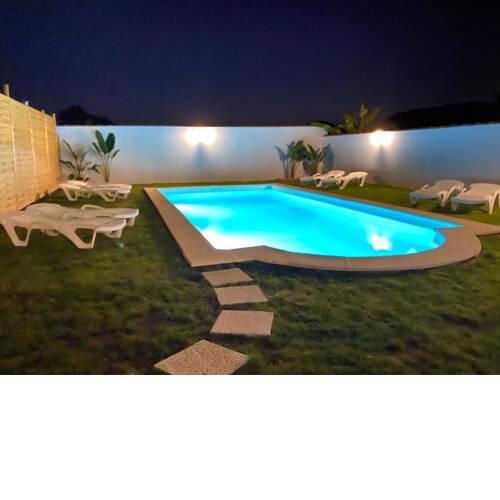 El Pinar de LA PALAPA, cerca del mar y con piscina