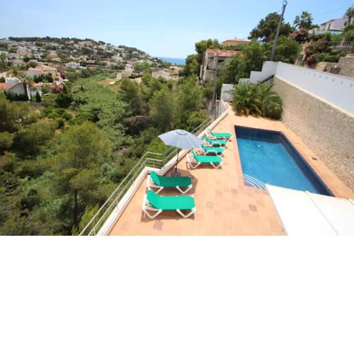 Elena Baladrar - sea view villa with private pool in Benissa