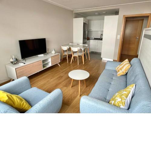 Estudio céntrico con terraza y parking privado