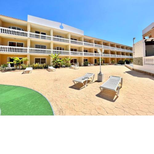 Estudio con Wifi y piscina en Costa del Silencio, bien comunicado