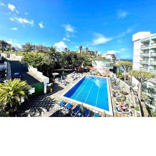 Estudio E con Wifi, piscinas y estupenda vista en Puerto de la Cruz