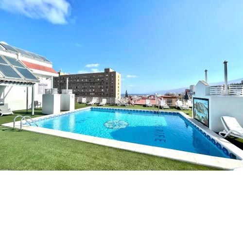 Estudio estandar piso alto, Wifi, muy cerca de Playa Jardin en Puerto de la Cruz