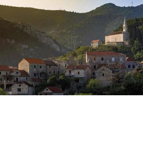 Experience fairytale moments in a beautiful old village at island of Hvar