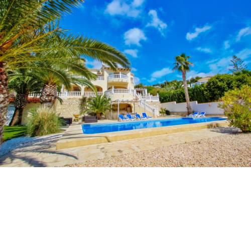 Fabya - sea view villa with private pool in Teulada