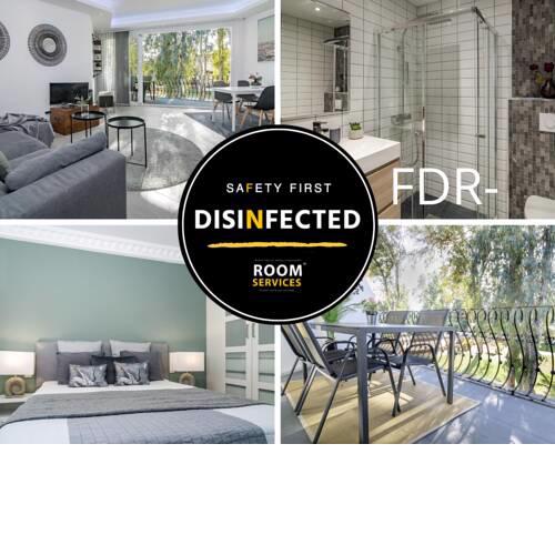 FDR- 2 bedroom apartment close to mistral beach