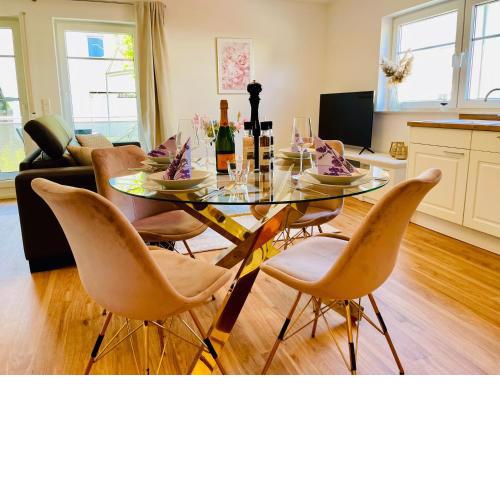 Ferien-Apartment Silberweide mit Privatstrand