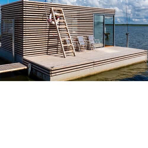 Ferienhaus auf dem Wasser