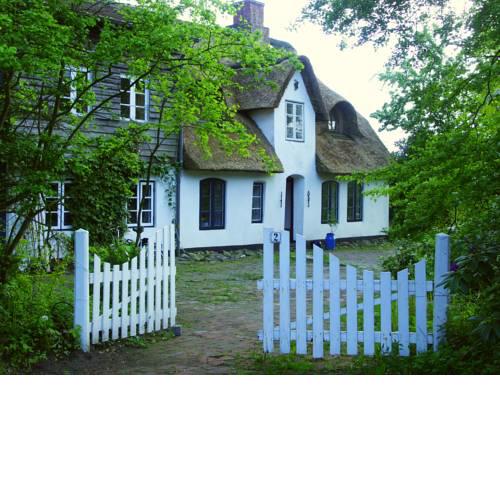 Ferienhaus in der Morgensonne