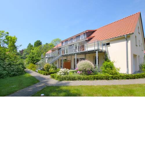 Ferienhaus Kranich FeWo 28 Balkon, Gartennutzung