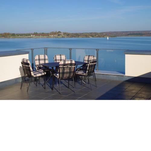 Ferienhaus Libelle im Hainer See mit Boot