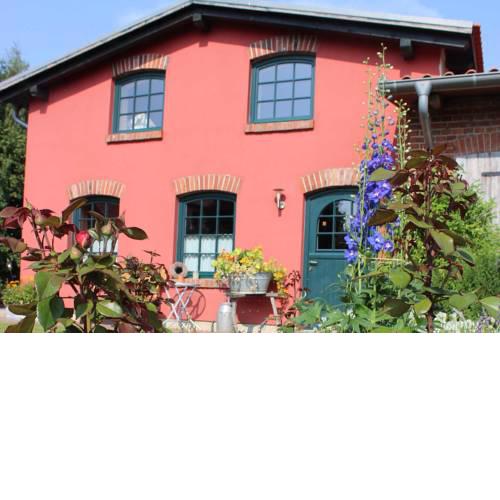 Ferienhaus mit Kamin auf dem Bauernhof bei Stahlbrode