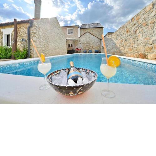 Ferienhaus mit Privatpool für 8 Personen ca 120 m in Ninski Stanovi, Dalmatien Norddalmatien