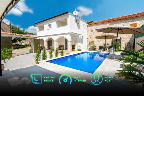 Ferienhaus mit Privatpool für 8 Personen ca 175 m in Kringa, Istrien Binnenland von Istrien