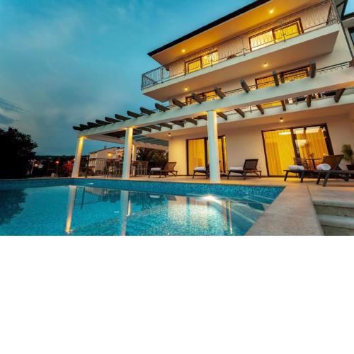 Ferienhaus mit Privatpool für 8 Personen ca 234 m in Malinska, Kvarner Bucht Krk
