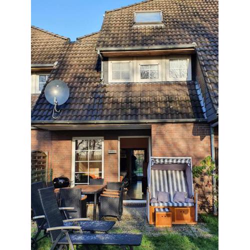 Ferienhaus Möwennest 18, Butjadingen Tossens, Sauna, Strandkorb, Nordsee, 97qm