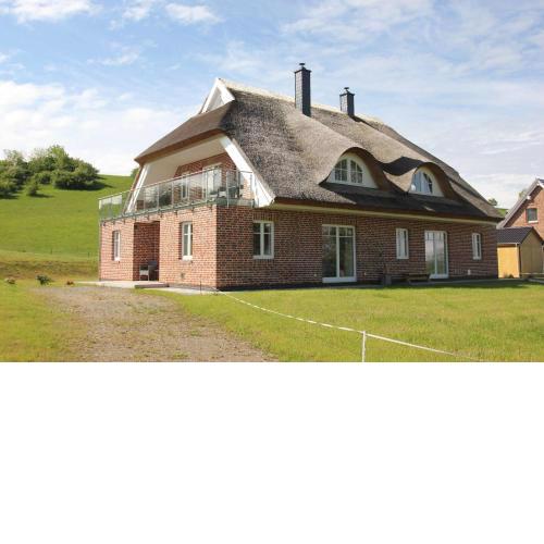 Ferienhaus Rohrweihe Haus Terrasse, Gartennutzung, Meerblick