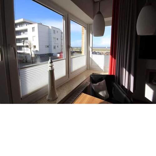 Ferienwohnung 1 im Haus Seeluft Duhnen: Strandnah und mit Meerblick