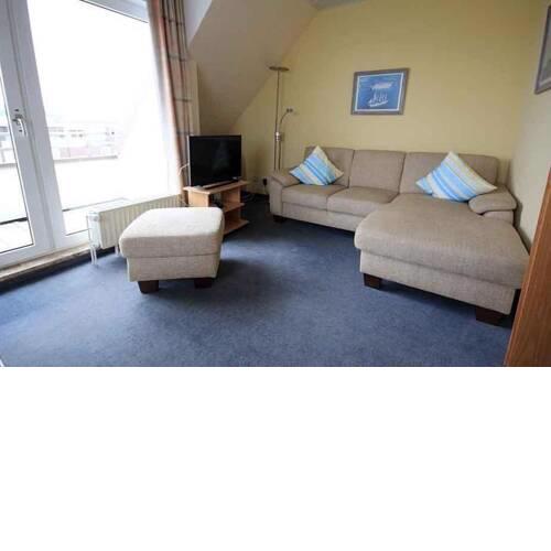 Ferienwohnung 12 mit Meerblick und 2 Balkonen im Haus Seeluft in Duhnen