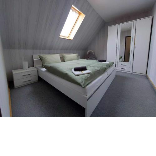Ferienwohnung Am alten Deich mit Balkon