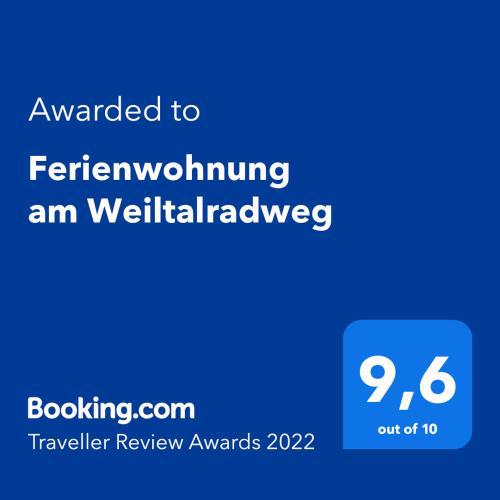 Ferienwohnung am Weiltalradweg