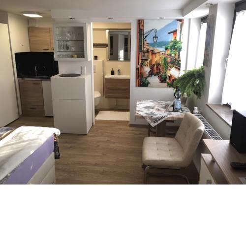 Ferienwohnung Apartment Dettum mit eigenem Bad, Kochnische und Wintergarten