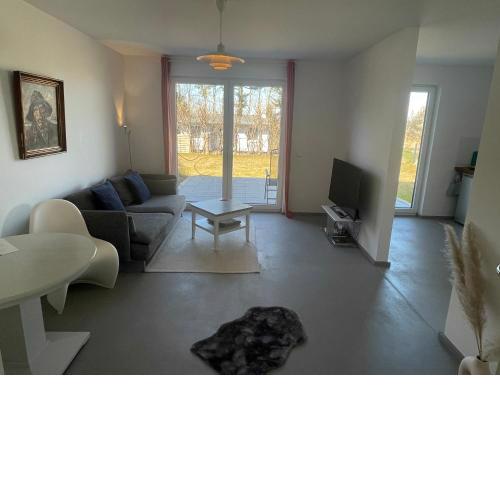 Ferienwohnung Backfisch, 500m zum Strand, Fußbodenheizung, Badewanne