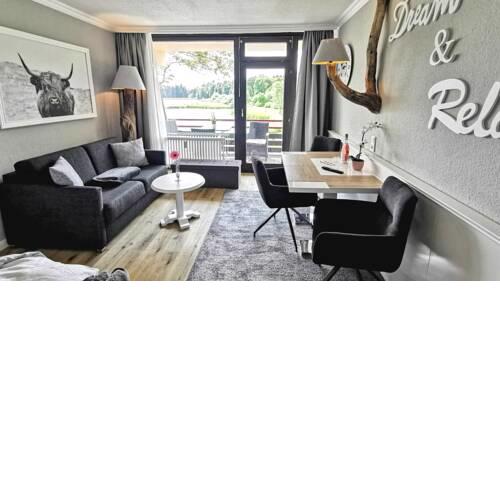 Ferienwohnung Harz mit Seeblick und Wellness