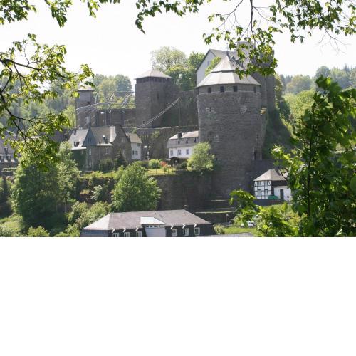 Ferienwohnung "Kunterbunt" mit Burgblick und Dachterrasse