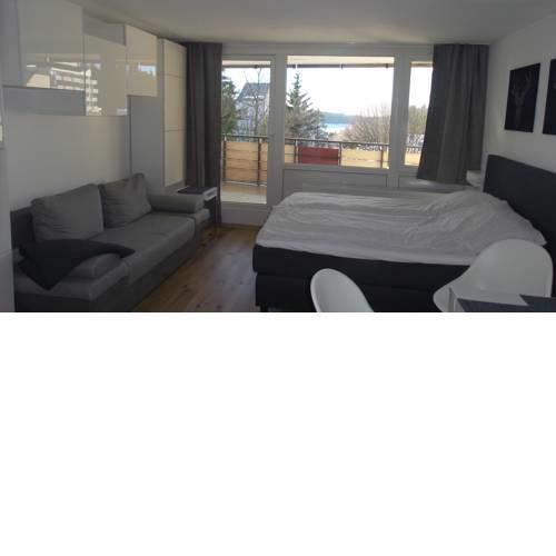 Ferienwohnung mit Blick in den Bayrischen Wald oberhalb von Sankt Engelmar