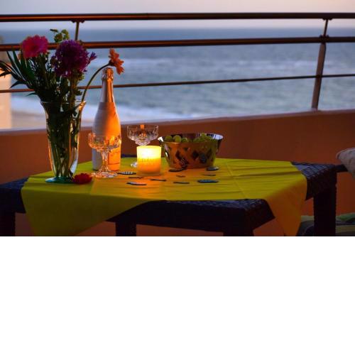 Ferienwohnung mit Meerblick und Cityblick 3 Balkone