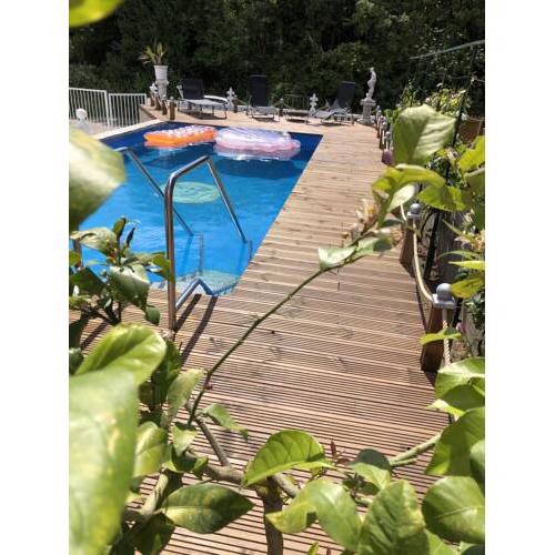 Ferienwohnung mit Pool an der Donau