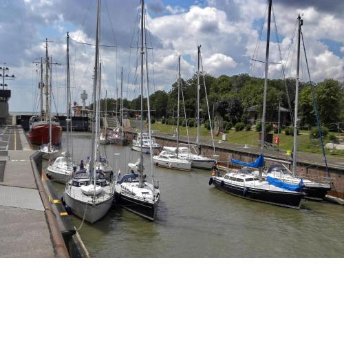 Ferienwohnung mit Schleusenblick