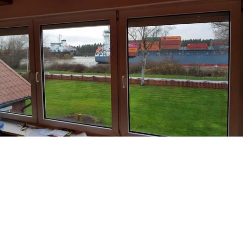 Ferienwohnung mit wunderschönem Blick auf den Nord-Ostsee-Kanal