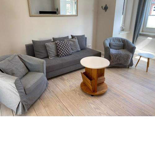 Ferienwohnung „Opa‘s Tohuus“mit Fahrrädern, Husum