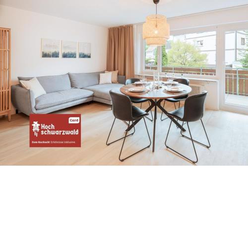 Ferienwohnung Sonnenglück mit großzügigem Südbalkon und Hochschwarzwaldkarte