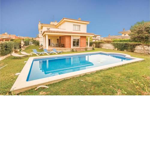 Five-Bedroom Holiday home Armentera with a Fireplace 05