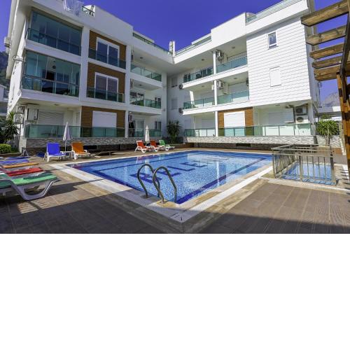 Flat with Mountain View and Balcony in Antalya