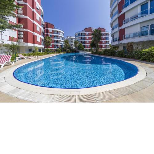 Flat with Pool Balcony 7 min to Konyaalti Beach