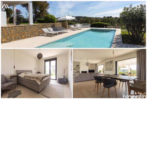 Front line golf villa with private pool in Paraiso Alto, Benahavis