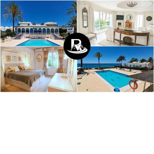 Frontline Beach Incredible 3 Bedroom House in OASIS CLUB, Golden Mile, Sea Views!