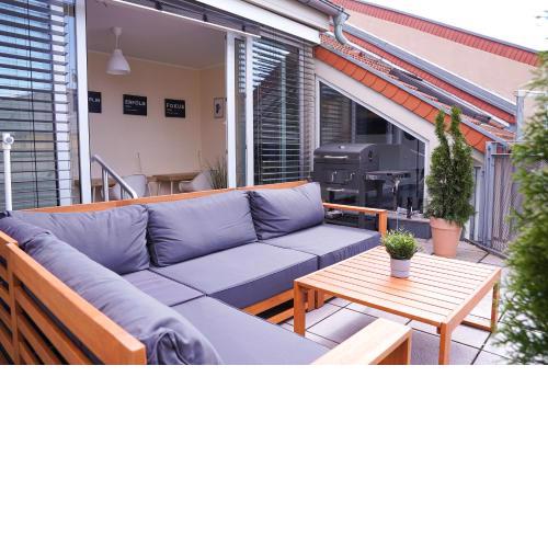 FULL HOUSE Premium Apartments - Halle Rooftop - Homeoffice, BBQ, NTFLX inkl.