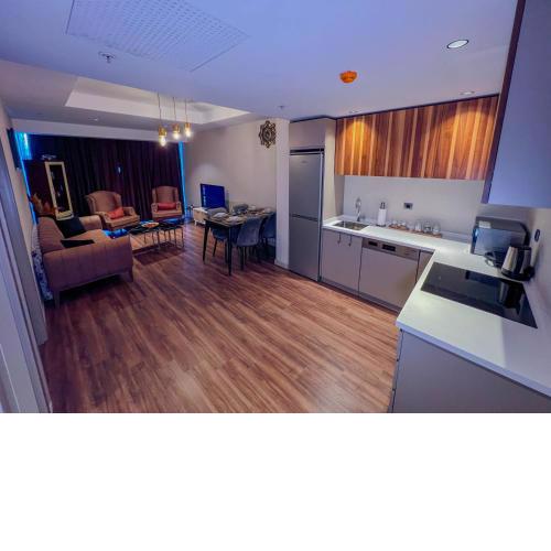 Fully furnished branded 1+1 near the Mall of Istanbul