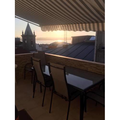 Galea. Piso céntrico y luminoso con terraza